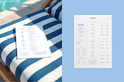 Premium Restaurant Menu Template Set, a Branding & Logo Template by Soigné Branding Studio (Thumbnail 1 of 8)