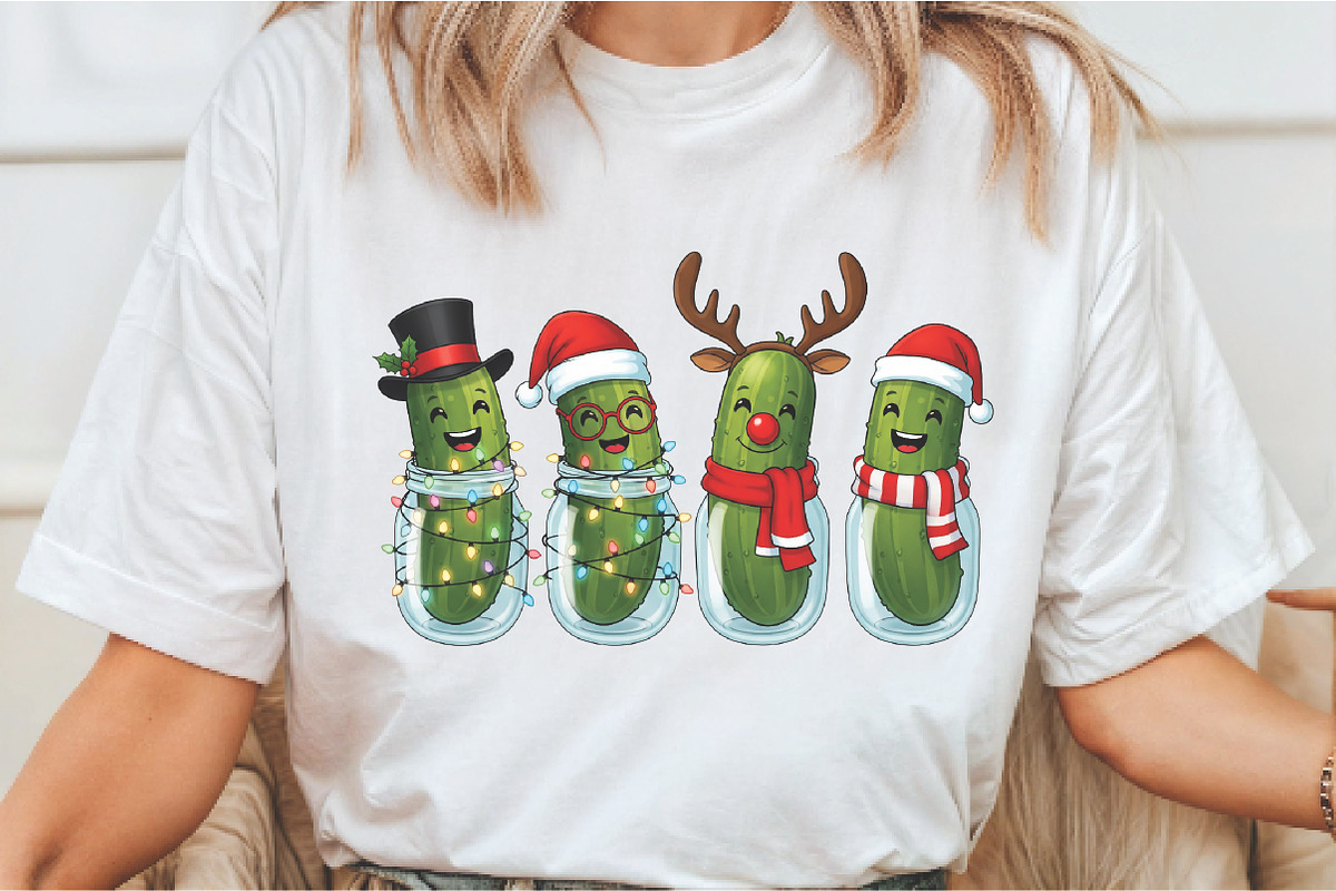 Christmas Pickles Clipart PNG, an Illustration by Libby Wishes (Photo 3 of 5)