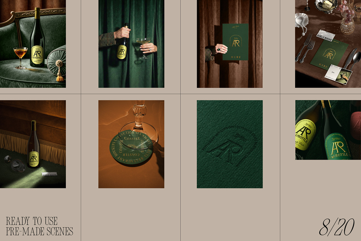 Restaurant branding mockups (20 PSD), a Packaging Mockup by Creatoom (Photo 3 of 9)