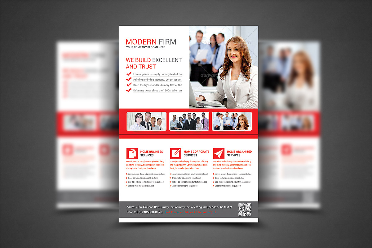 Professional Business Flyer Print Te, a Flyer Template by AfzaalGraphics (Photo 1 of 4)