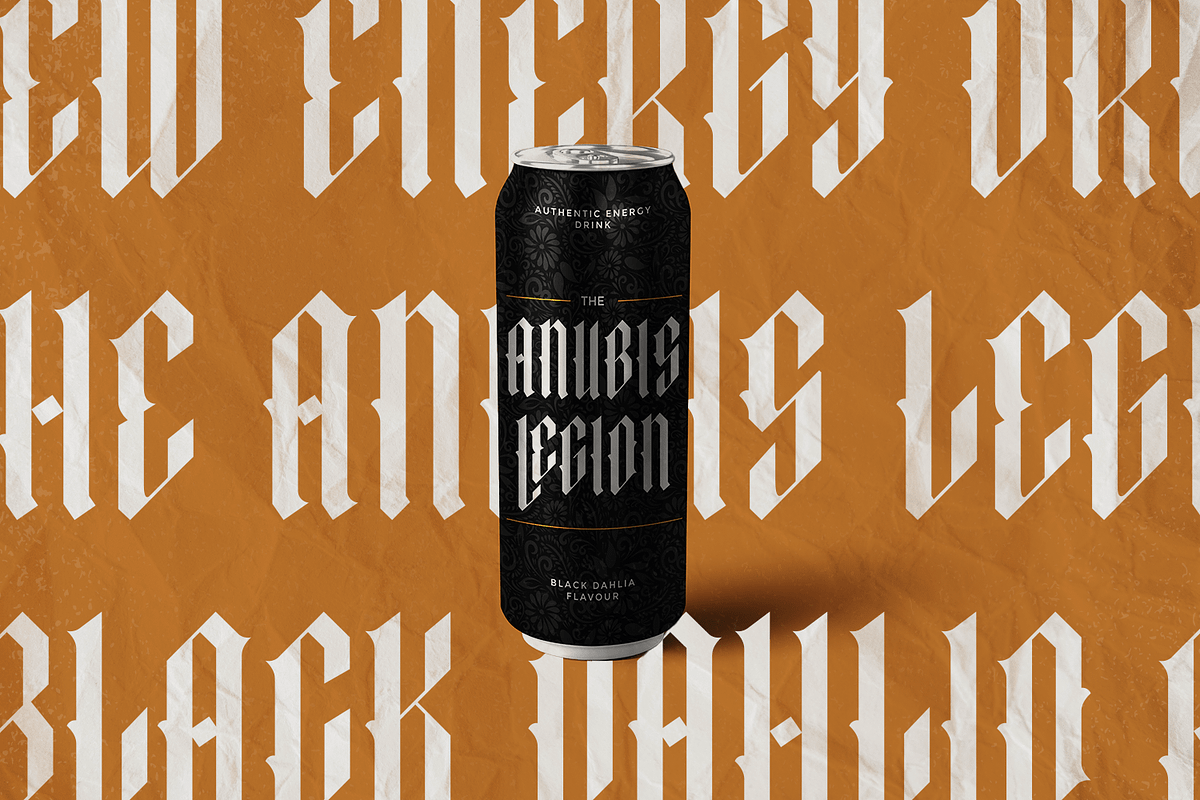 Kingslayer - Modern Blackletter Font, a Blackletter Font by FactoryType Studio (Photo 2 of 10)