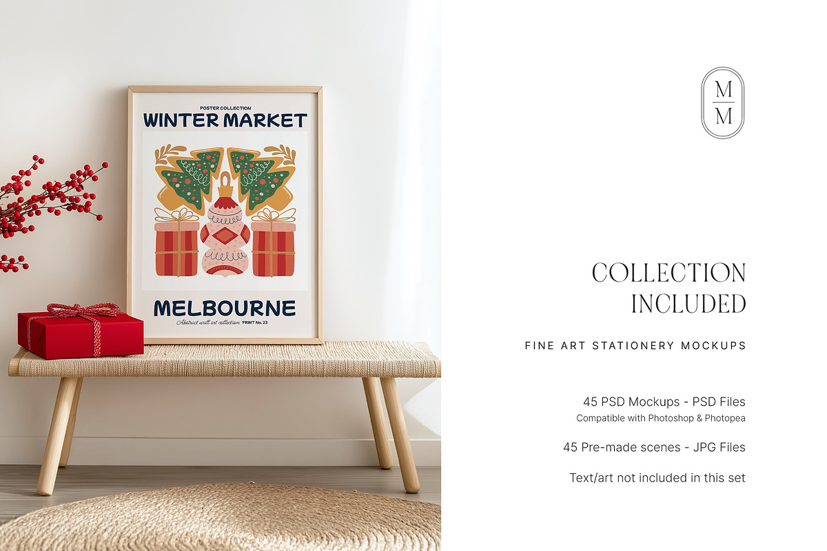 Festive Season Christmas Card Mockup, a Product Mockup by Muse Mockups (Photo 10 of 15)