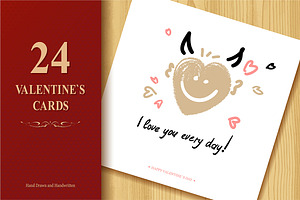 Valentine`s Day Greeting Cards