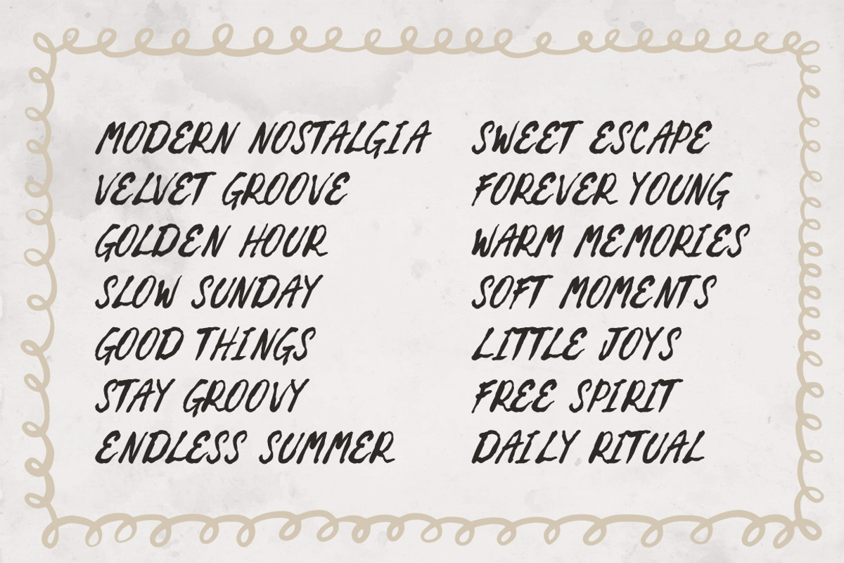 Broken Feeling – Handwritten Font, a Handwritten Font by decographstud (Photo 4 of 7)
