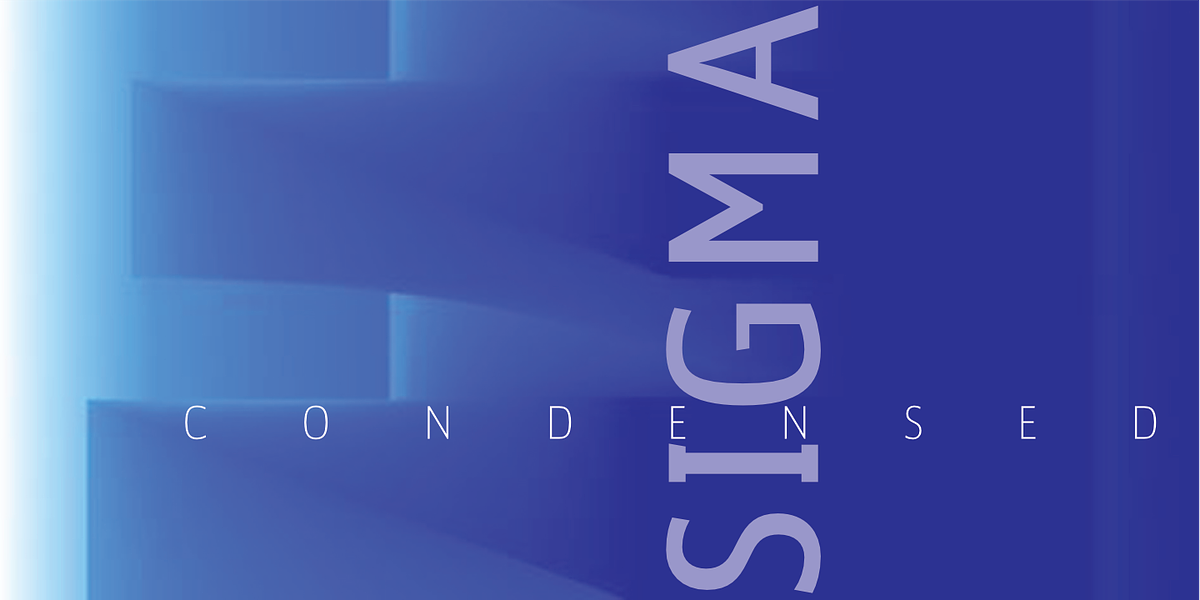 Sigma Condensed, a Sans Serif Font by Wiescher-Design (Photo 3 of 11)