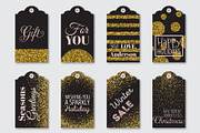Christmas Gift Tag Templates, a Card Template by OlgaRom (Thumbnail 7 of 7)