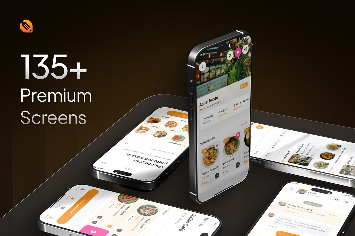 TASSTY - Food Delivery App UI Kit, an UI Kit Template by Rafiq | YDN (Photo 2 of 6)