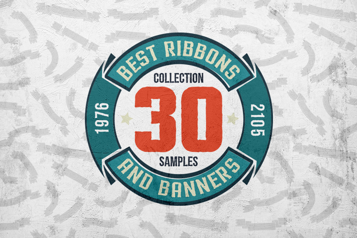 30 Ribbons & Banners set, an Object Graphic by Agor2012 shop (Photo 1 of 4)