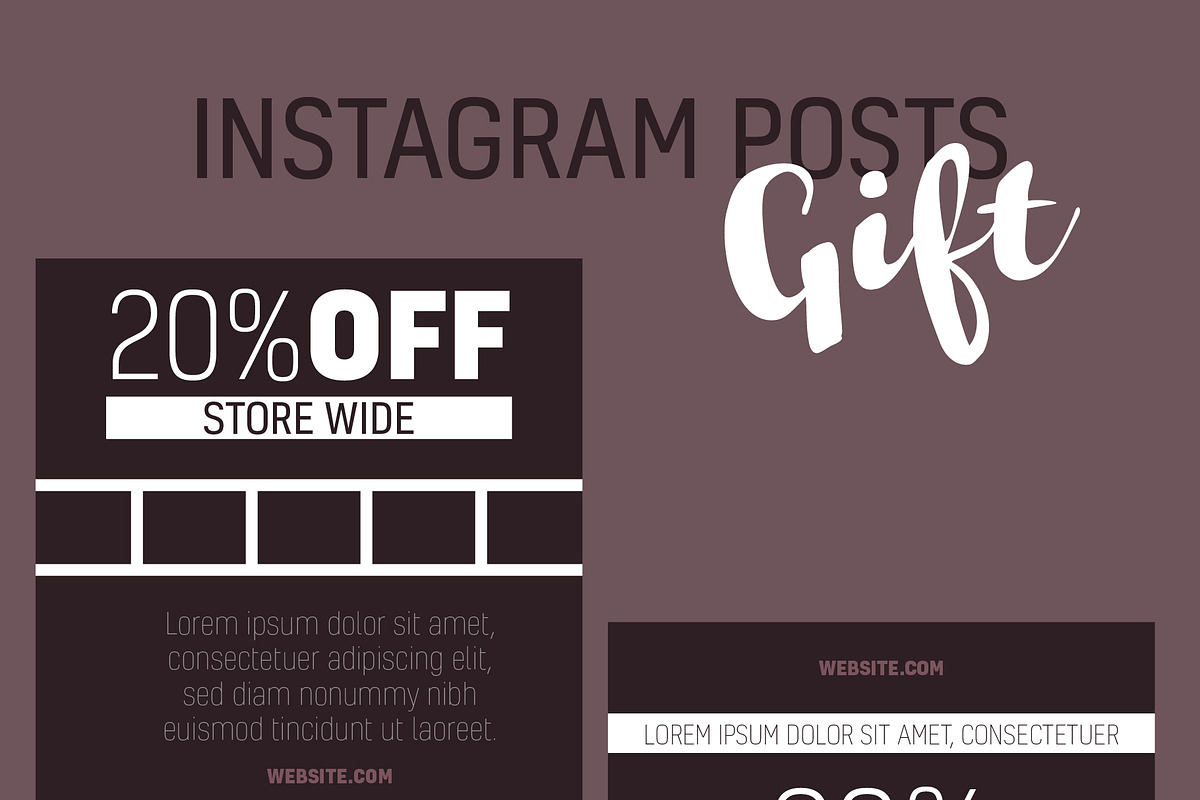 Striped Plum Facebook Template, a Social Media Template by DefayDesigns (Photo 4 of 5)