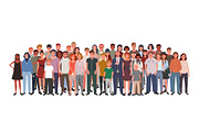 Large group of multicultural people, a Person Illustration by Yayasya (Thumbnail 1 of 3)