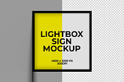 Lightbox Sign Mockup, an Advertising Mockup by Medialoot (Thumbnail 4 of 7)