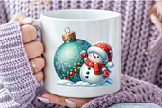 Funny Christmas Snowman Clipart Bund, an Illustration by Libby Wishes (Thumbnail 5 of 6)