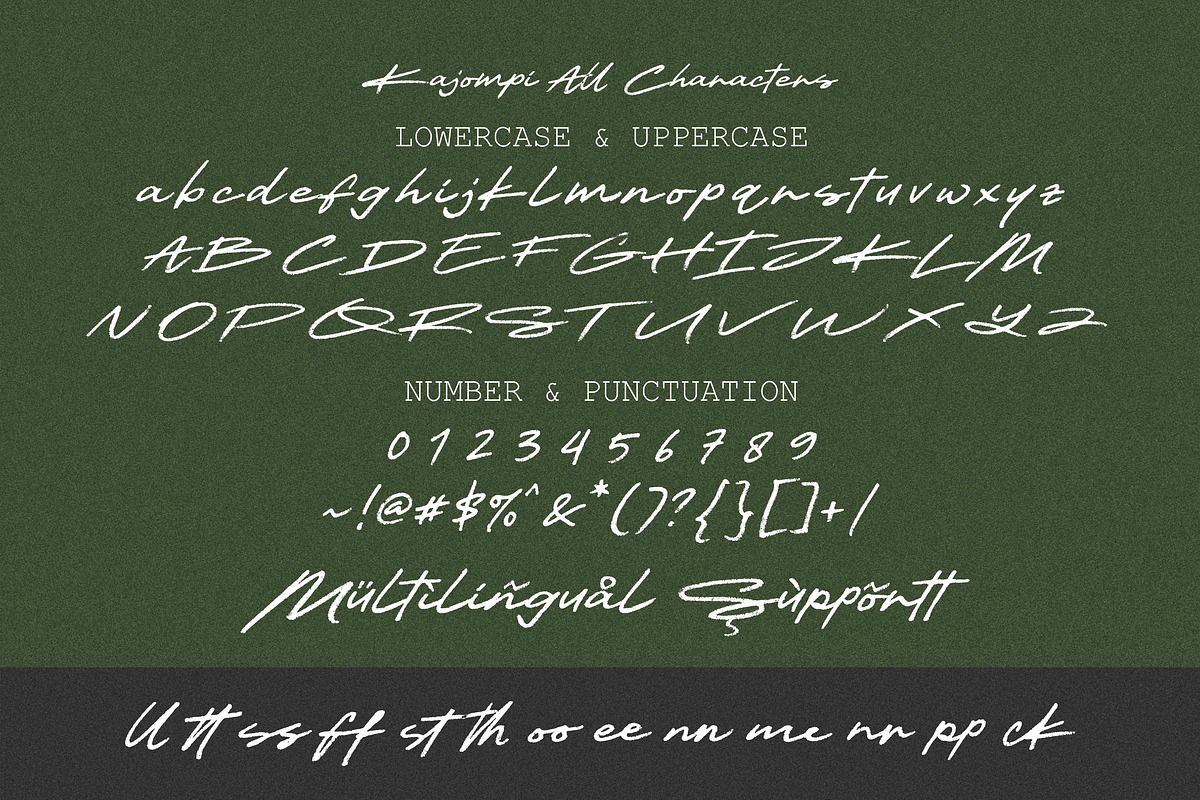 Kajompi - Natural Handwritten, a Handwritten Font by ErgibiStudio (Photo 10 of 10)