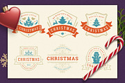 Christmas Retro Design Bundle, a Poster Template by Vasya Kobelev (Thumbnail 4 of 11)