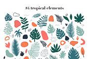 Tropical Patterns & Elements, a Wallpaper Graphic by Bosotochka♥Art (Thumbnail 3 of 10)