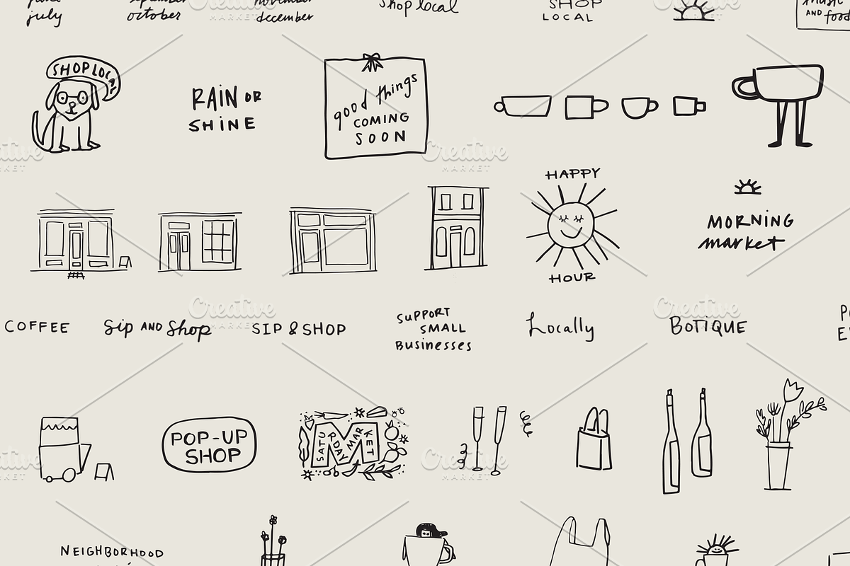 Storefront Graphics, a Work Illustration by Mere Hunter (Photo 5 of 6)
