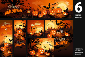 Halloween. Banners