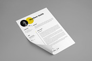 Modern Resume CV Template Design, a Resume Template by PixelStudio (Thumbnail 6 of 7)