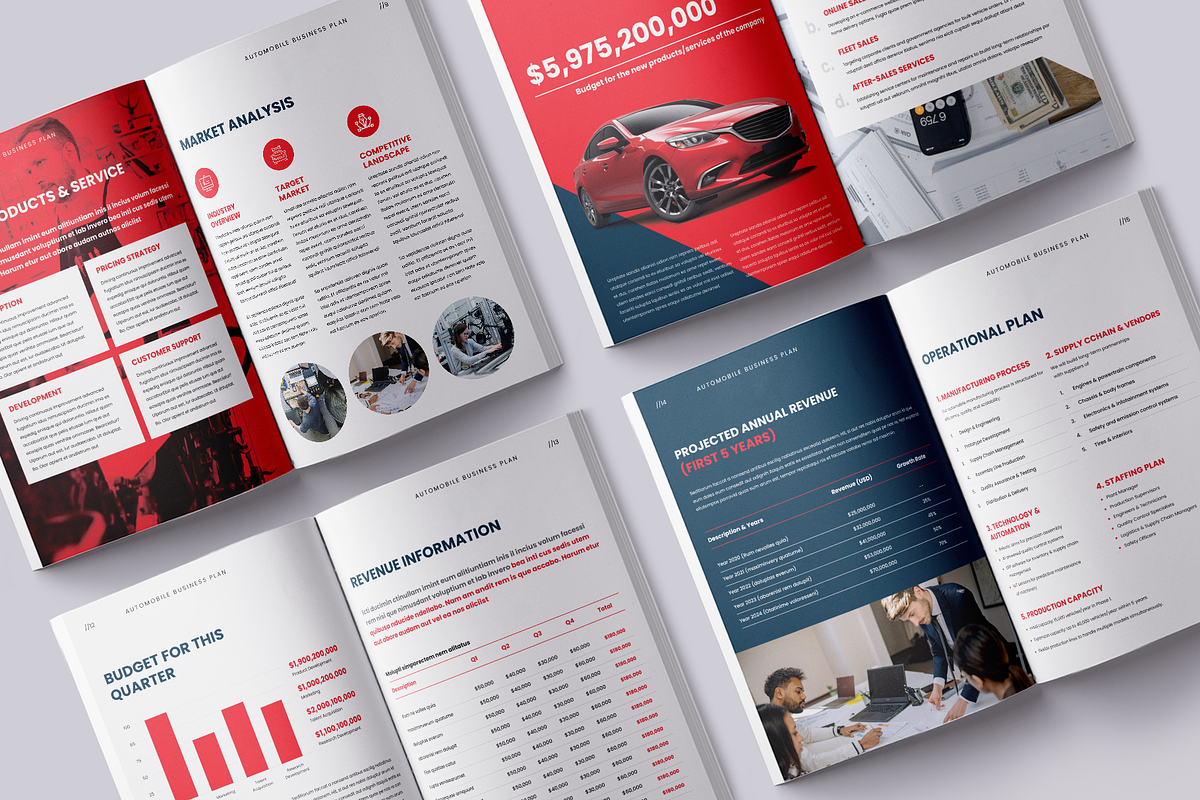 Automobile Business Plan | Canva preview 7