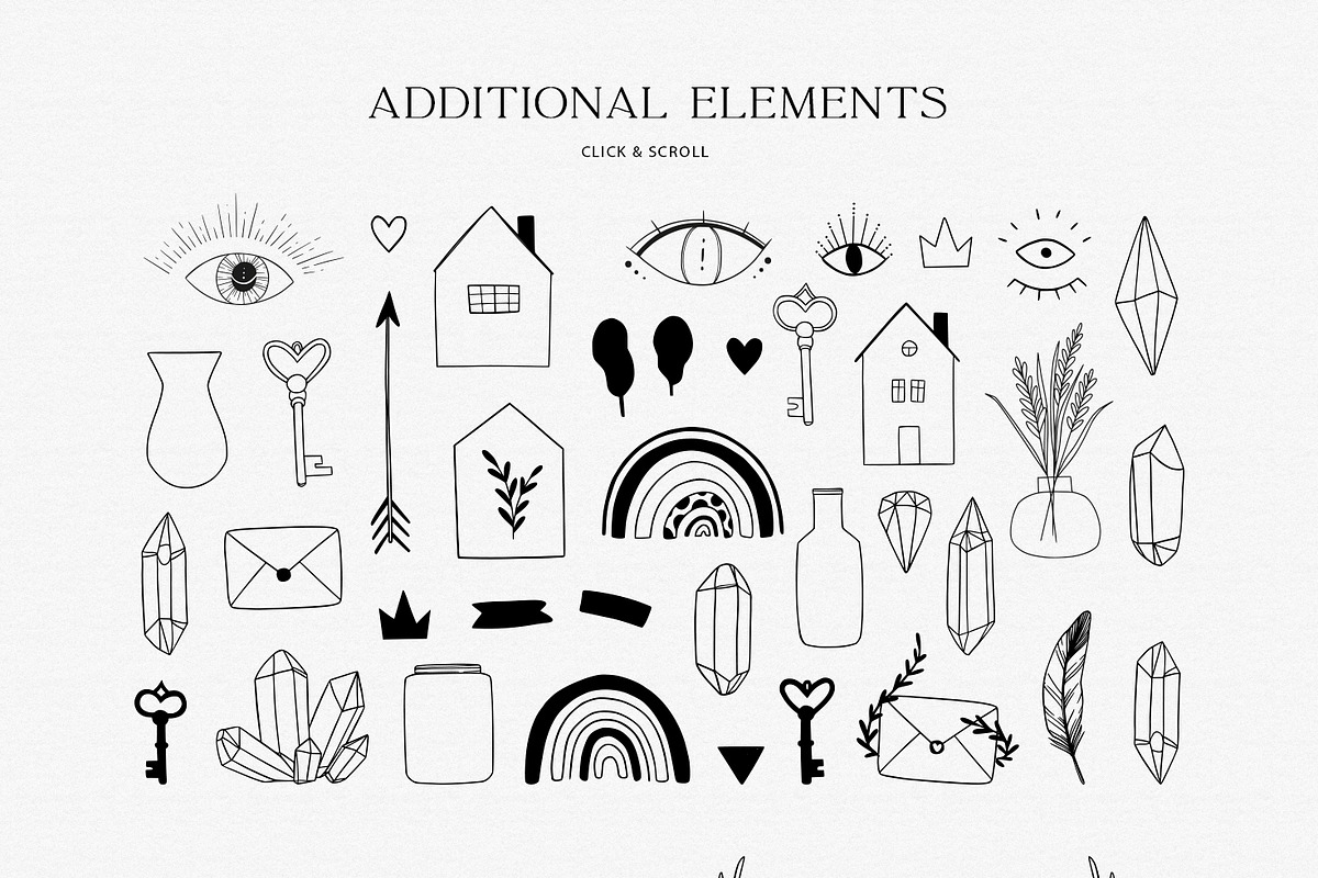 Magic outline logo. Astrology, a Graphic by Kate Macate (Photo 19 of 22)