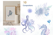 Ocean Life, a Pattern Graphic by mila_leev (Thumbnail 11 of 14)