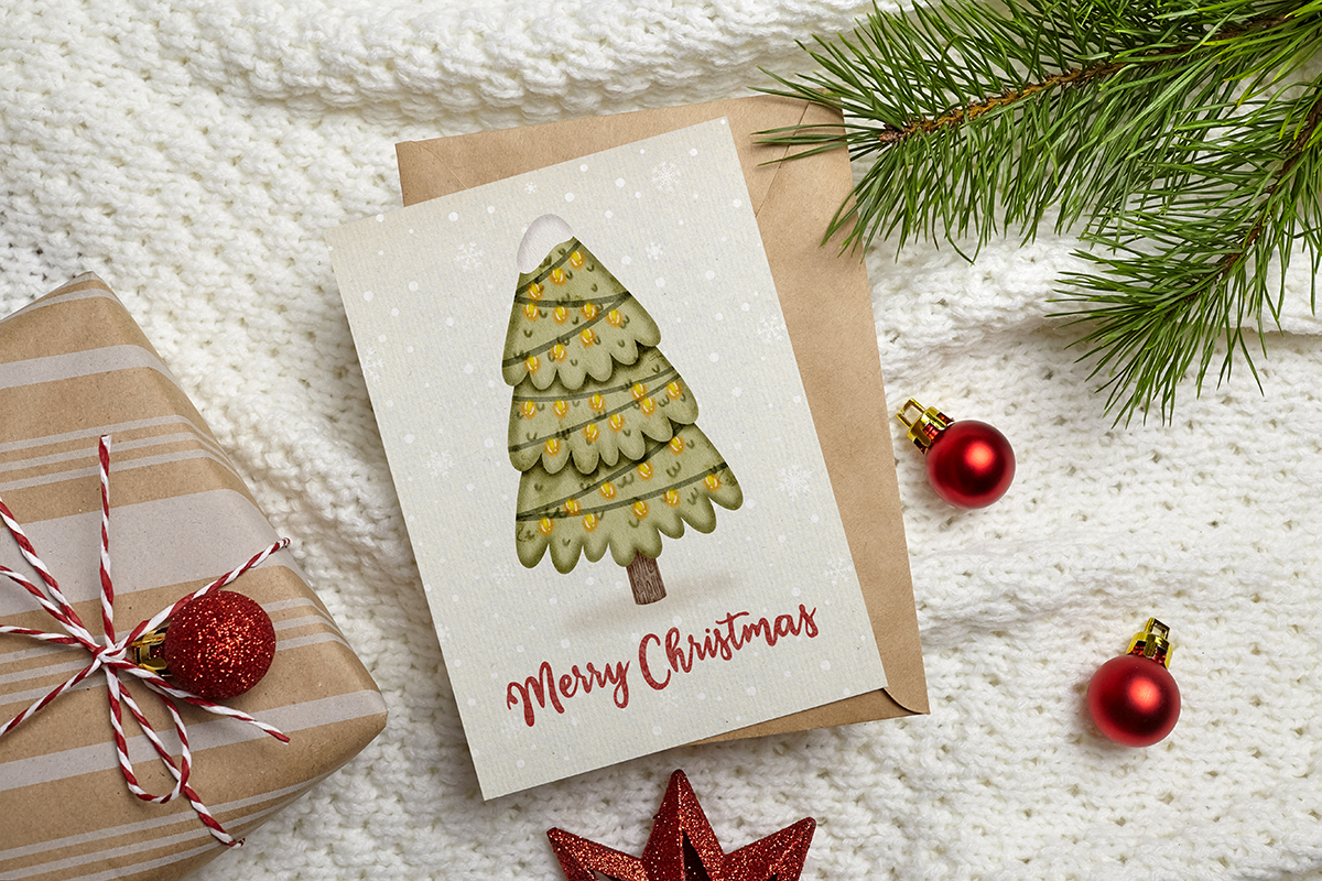 Christmas Cards - Printable PDFs, a Card Template by DePaulaArtt Studio (Photo 9 of 9)