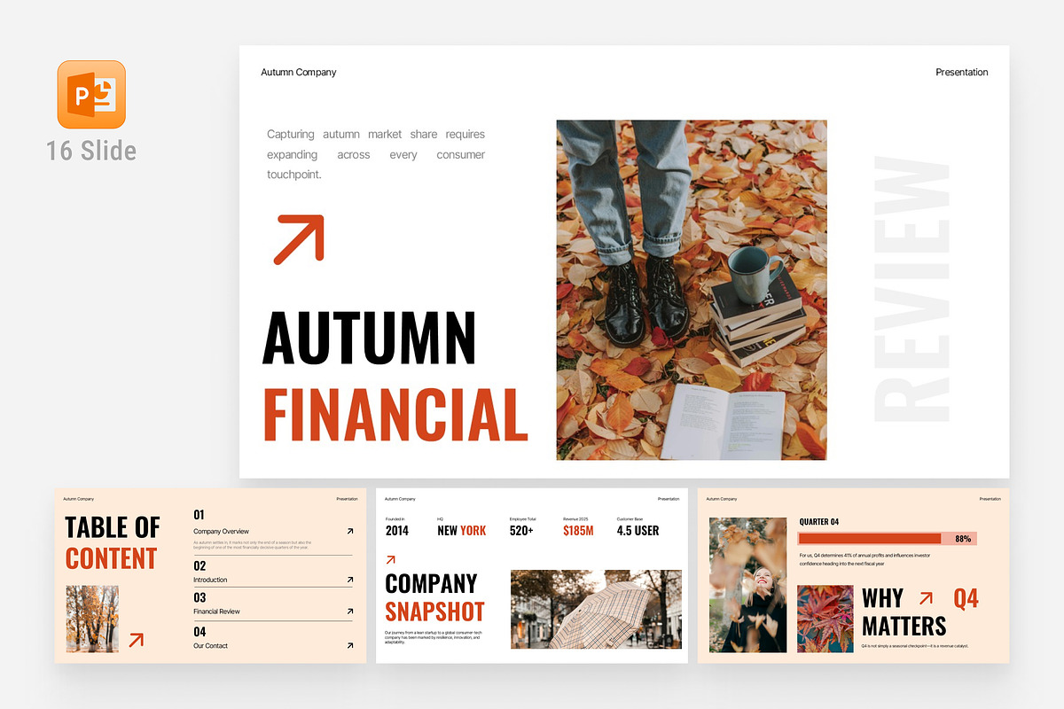 Modern Company Report Template