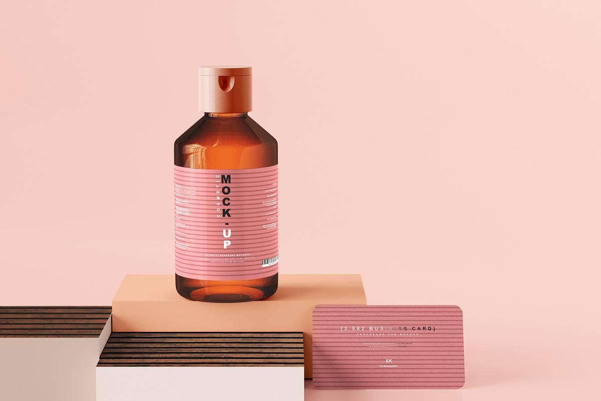 250+ Cosmetic Branding Mockup Bundle, a Cups & Container Mockup by pmvch (Photo 71 of 273)
