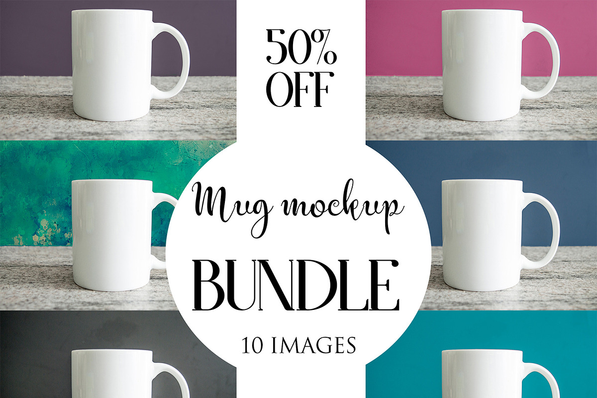 Mug Mockup Bundle, a Product Mockup by Papaya Craft (Photo 1 of 5)