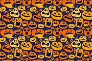 Halloween vector patterns, a Pattern Graphic by martynmarin (Thumbnail 3 of 3)