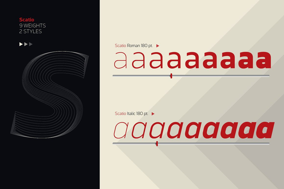 Scatio | Sans Serif Family, a Sans Serif Font by Wahyu & Sani Co. (Photo 5 of 10)