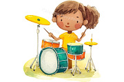 Kids playing musical instruments PNG, an Education Illustration by Bubert Art (Thumbnail 4 of 5)