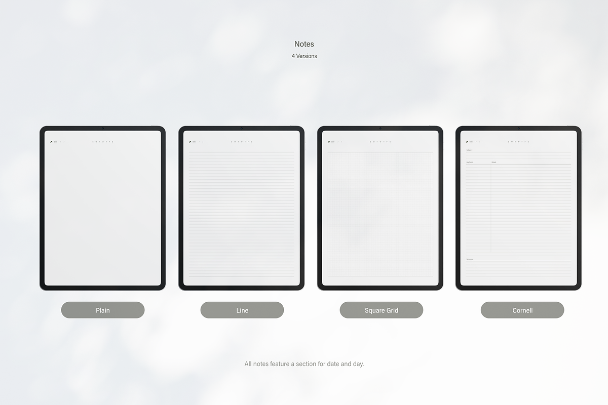 Digital Planner 2024 | White, an App Template by SydneyYeom (Photo 11 of 11)