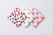 Retro Cherries - 4 Seamless Patterns, a Pattern Graphic by Pesky Cat Studio (Thumbnail 4 of 6)