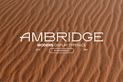 Ambridge | Modern Display Typeface, a Font by RS Design Co. (Thumbnail 3 of 4)