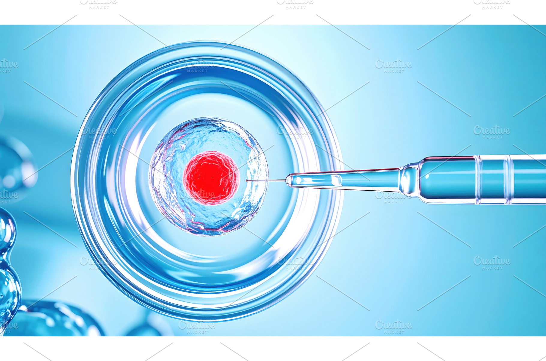 Scientific concept of genetic, a Technology Photo by Igor Tichonow