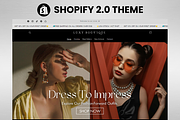 clothing boutique shopify theme, a Shopify Template by MudasirShareef (Thumbnail 1 of 6)