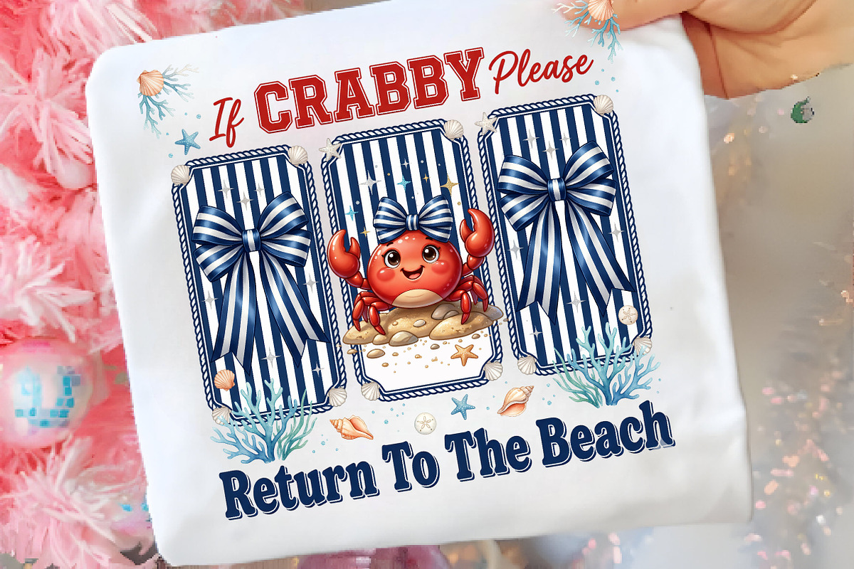 Coquette Bow If Crabby Beach PNG, an Illustration by CreationArt (Photo 3 of 9)