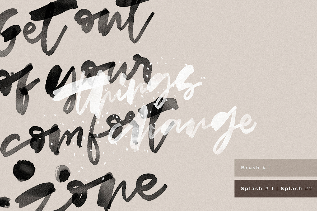 Ink Lettering Brushes for ProCreate, a Brush Add-On by Katsia Liat (Jazwinska) (Photo 5 of 8)