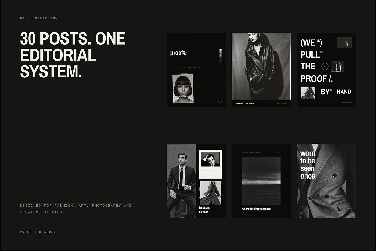 PROOF | 30 Canva Post Templates, a Social Media Template by BlancheStudio (Photo 2 of 9)