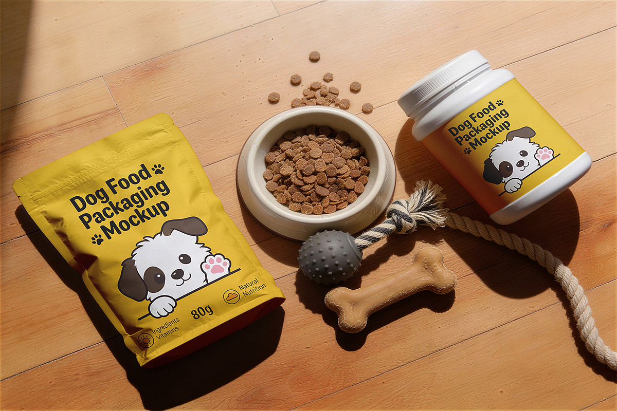 Dog Food Mockup, a Product Mockup by Pitchlook.Studio (Photo 2 of 4)