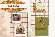 Fall Vibes watercolor floral clipart, an Illustration by Nadya Saen Art (Thumbnail 3 of 15)