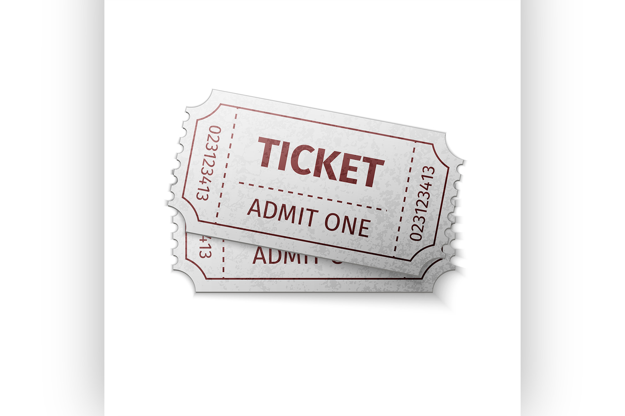 Two Tickets by Netkoff  Creative Market