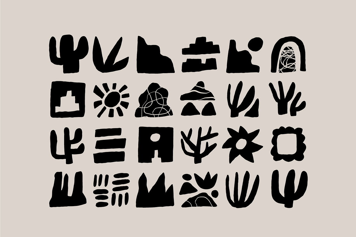 ARIZONA SHAPES | 150+ ILLUSTRATIONS, a Decorative Illustration by Favete Art (Photo 4 of 15)