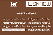 Indigenous People font, a Font by weknow (Thumbnail 7 of 8)