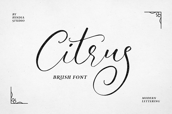 Citrus Font preview 8