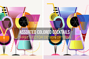 Assorted Colored Cocktails, an Object Graphic by danjazzia (Thumbnail 1 of 4)