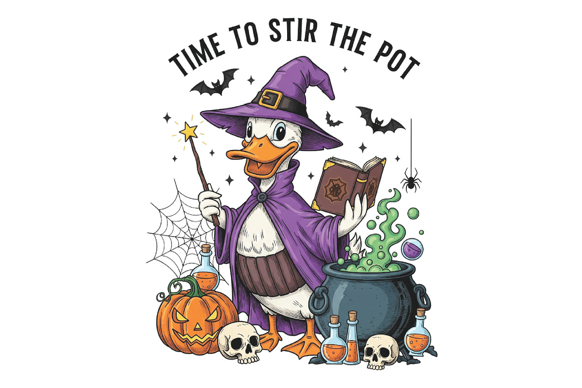 Time to Stir the Pot Vintage Goose, an Illustration by CraftArtStudio (Photo 1 of 4)