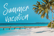 Summer Wednesday - Handwritten Fonts, a Script Font by Patria Ari (P4tcreativa) (Thumbnail 7 of 9)