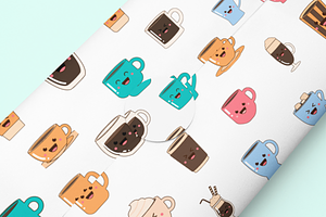 Cute Coffee Cup Illustration